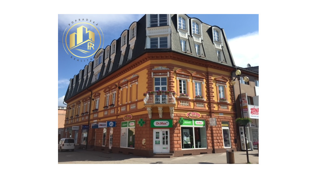 Reprezentatívny priestor na prenájom priamo na námestí mesta Poprad