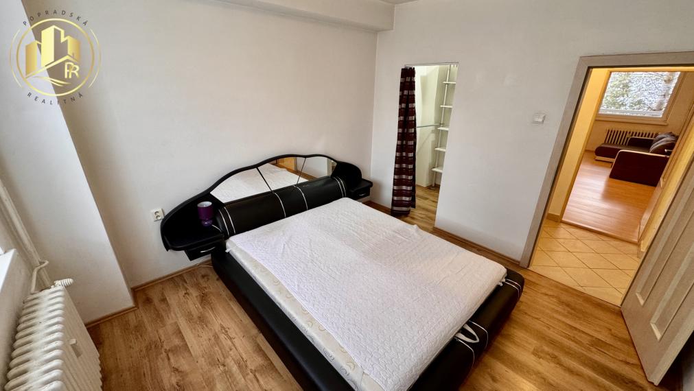 Priestranný 3-izbový byt s balkónom na prenájom, Poprad Juh