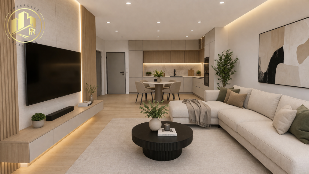 2 - izbový byt s loggiou na Novom nábreží na predaj