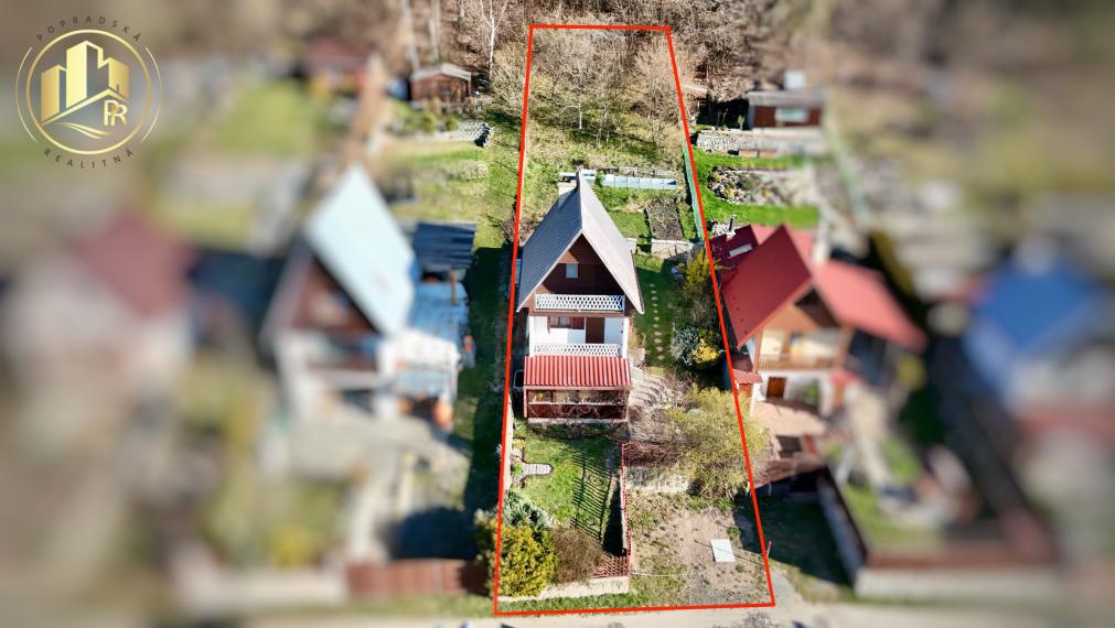 Trojpodlažná záhradná chata s celoročným potenciálom – Dubina III, Hranovnica