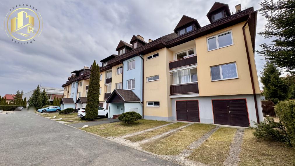 3-izbový byt s dvoma loggiami a výhľadom na Tatry – Poprad Veľká, komplet zariadený