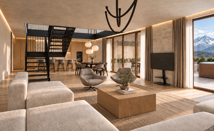 KEĎ BYT PRESTÁVA BYŤ BYTOM. DVOJPODLAŽNÝ LUXUSNÝ LOFT V CENTRE POPRADU - fotografia 1